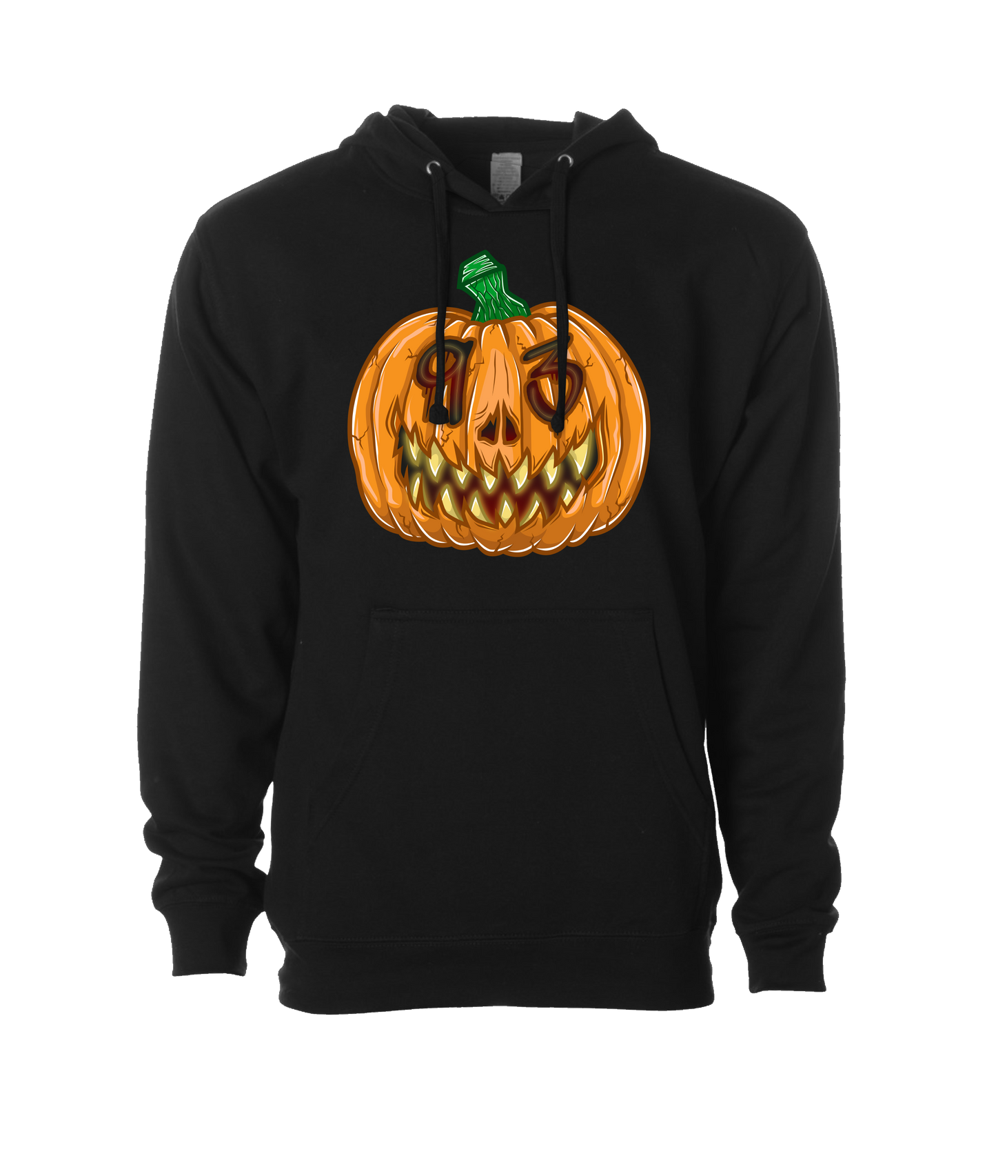 Hvlloween - Evil Pumpkin 93 - Black Hoodie