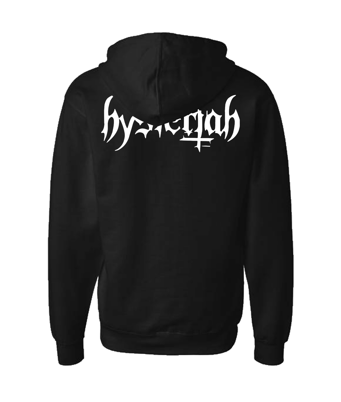 HYSTERIAH - Logo 1 - Black Zip Up Hoodie