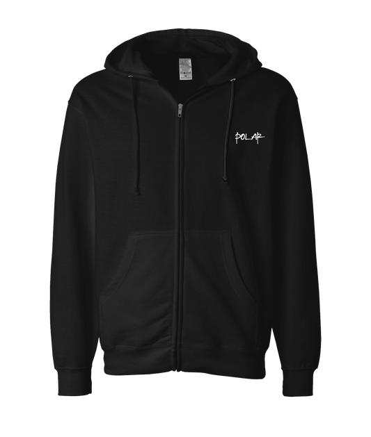 V-IAPTOP - POLAR - Black Zip Up Hoodie