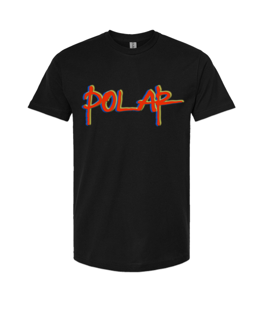 V-IAPTOP - RETRO POLAR - Black T Shirt