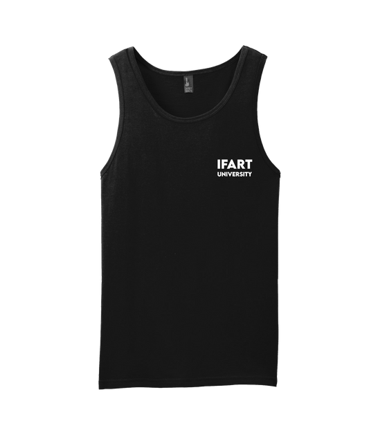 V-IFARTOP - UNIVERSITY - Black Tank Top