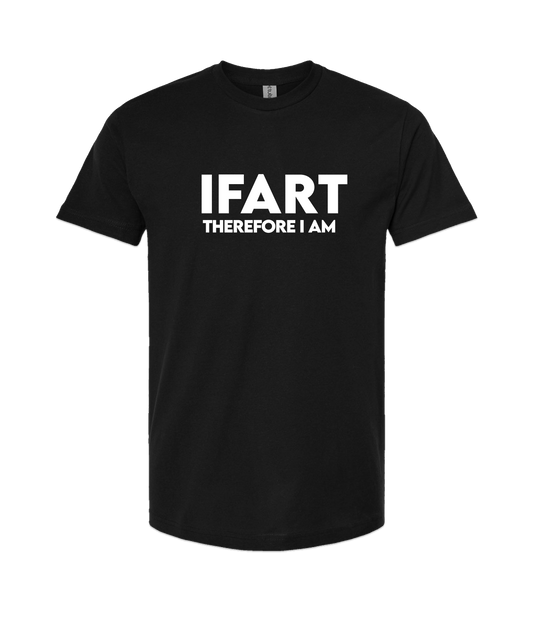 V-IFARTOP - THEREFORE I AM - Black T-Shirt