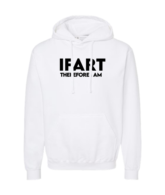 V-IFARTOP - THEREFORE I AM - White Hoodie
