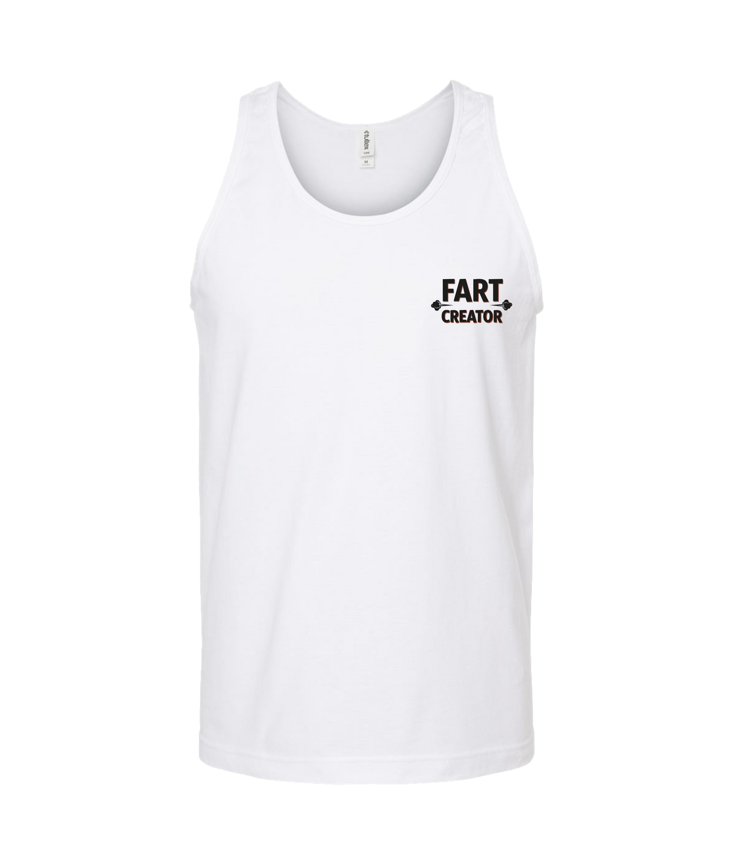 V-IFARTOP - CREATOR - White Tank Top