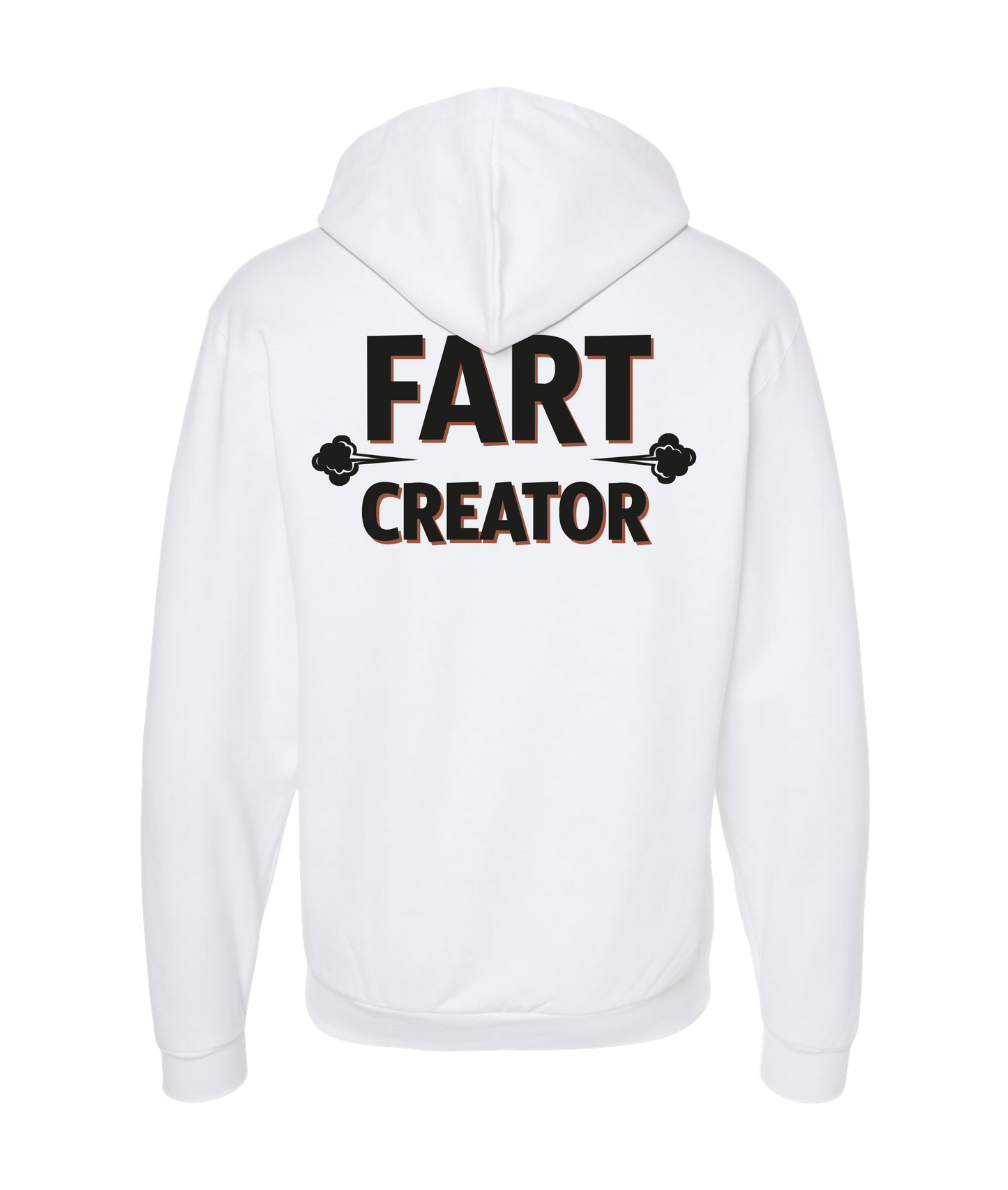 iFart - CREATOR - White Zip Up Hoodie