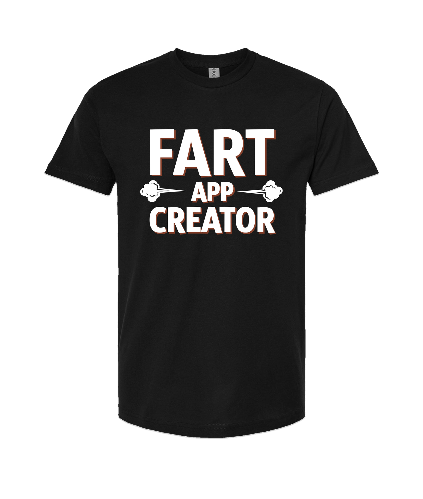 V-IFARTOP - CLOUDS APP CREATOR - Black T-Shirt