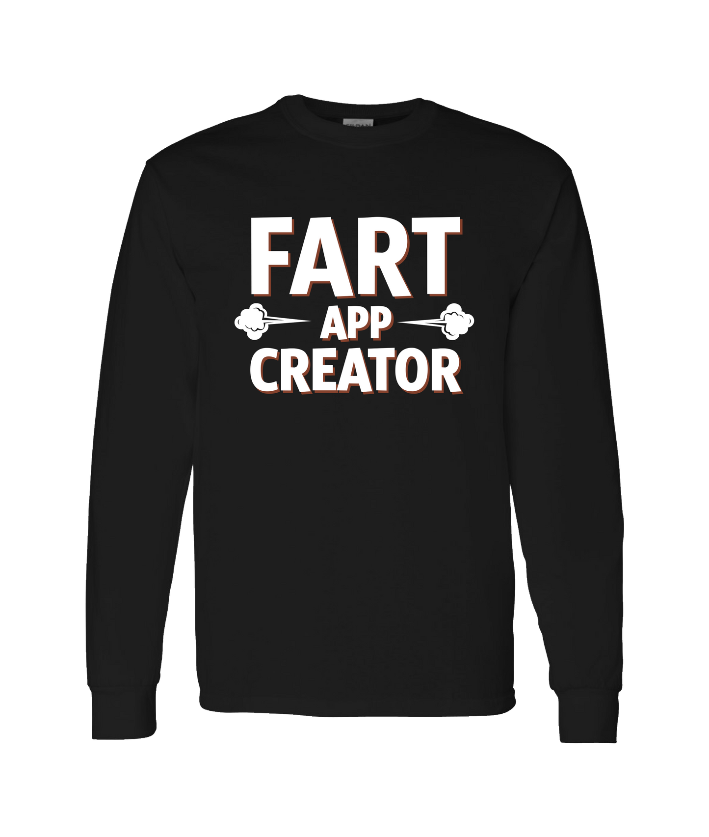 V-IFARTOP - CLOUDS APP CREATOR - Black Long Sleeve T