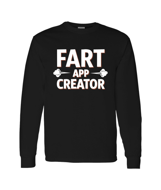 V-IFARTOP - CLOUDS APP CREATOR - Black Long Sleeve T