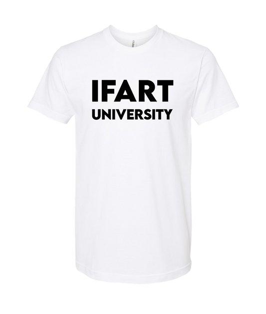 V-IFARTOP - UNIVERSITY - White T Shirt