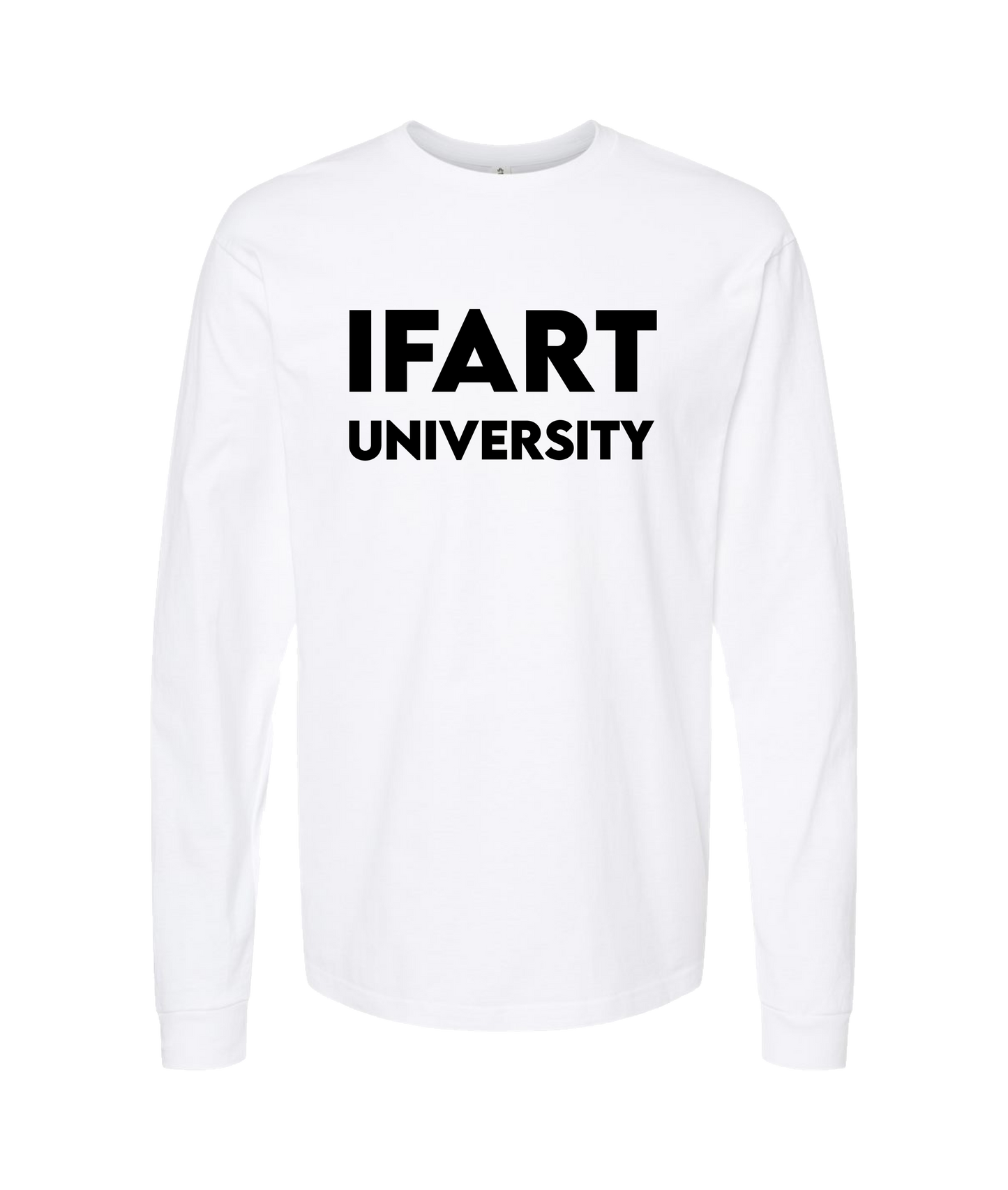 V-IFARTOP - UNIVERSITY - White Long Sleeve T