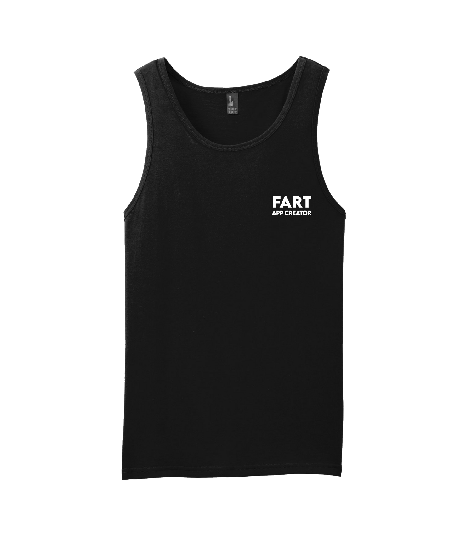V-IFARTOP - APP CREATOR - Black Tank Top