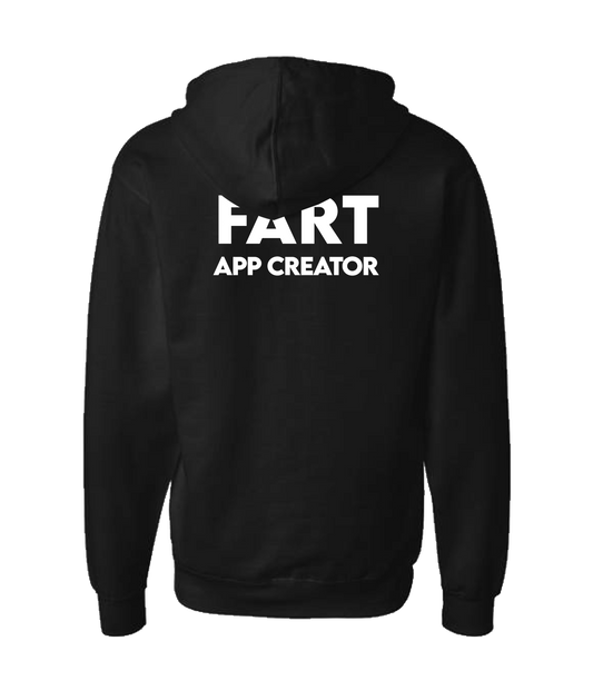 iFart - APP CREATOR - Black Zip Up Hoodie