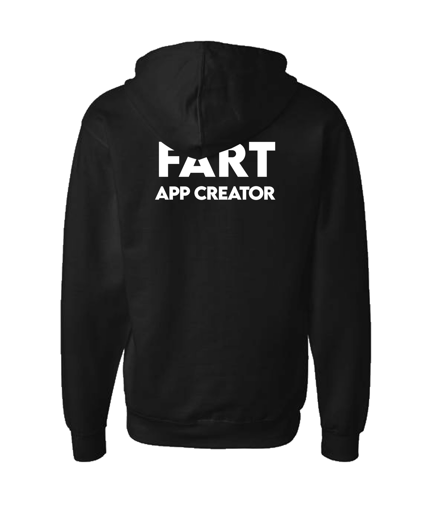 V-IFARTOP - APP CREATOR - Black Zip Up Hoodie