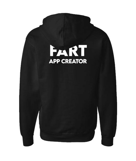 V-IFARTOP - APP CREATOR - Black Zip Up Hoodie