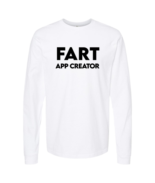 V-IFARTOP - APP CREATOR - White Long Sleeve T