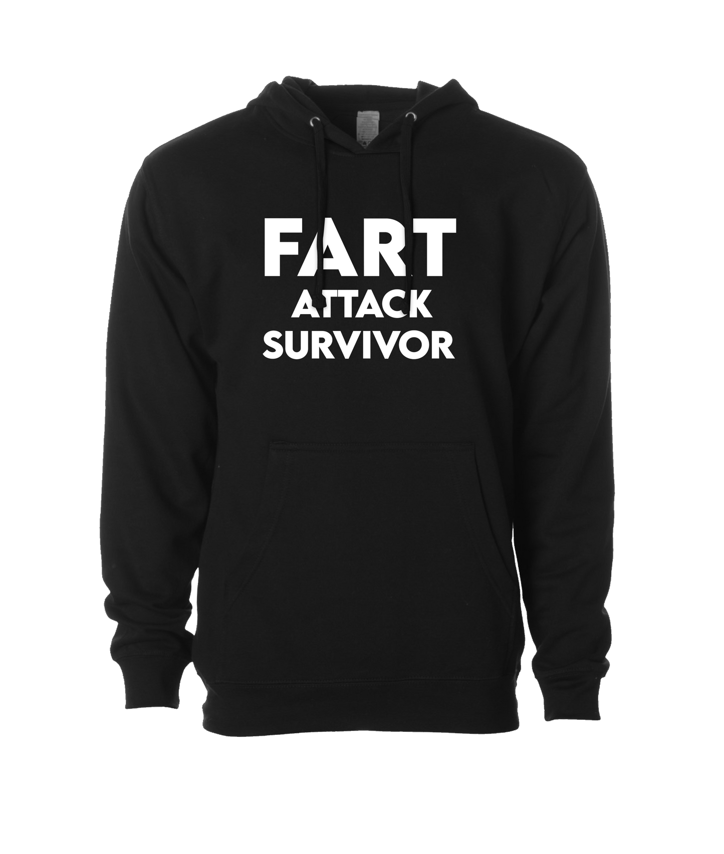 V-IFARTOP - ATTACK SURVIVOR - Black Hoodie