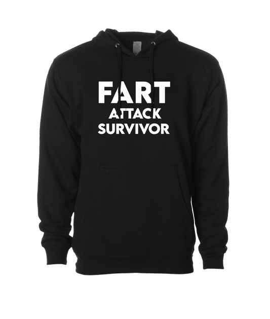 V-IFARTOP - ATTACK SURVIVOR - Black Hoodie