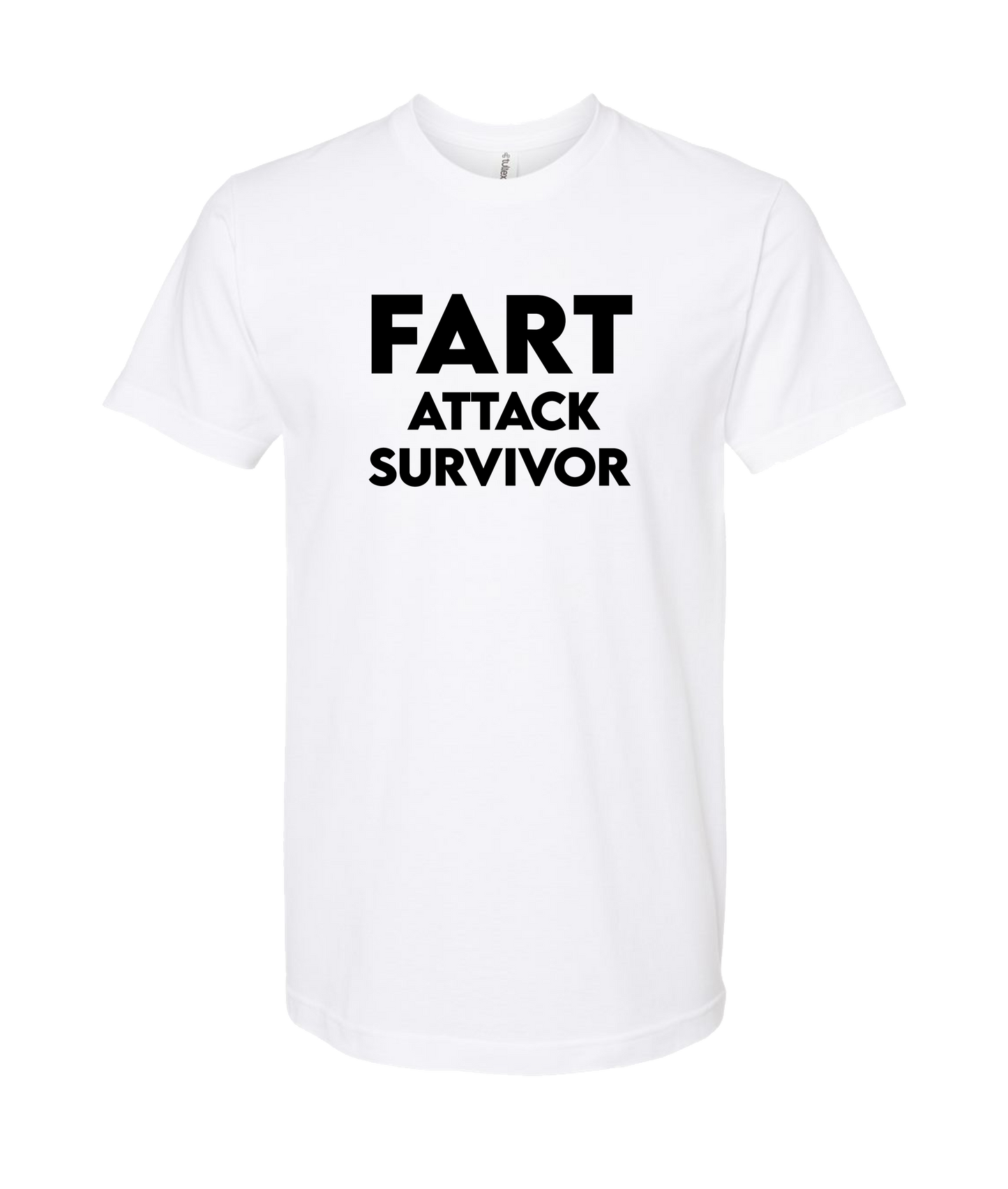 V-IFARTOP - ATTACK SURVIVOR - White T-Shirt