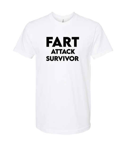 V-IFARTOP - ATTACK SURVIVOR - White T-Shirt