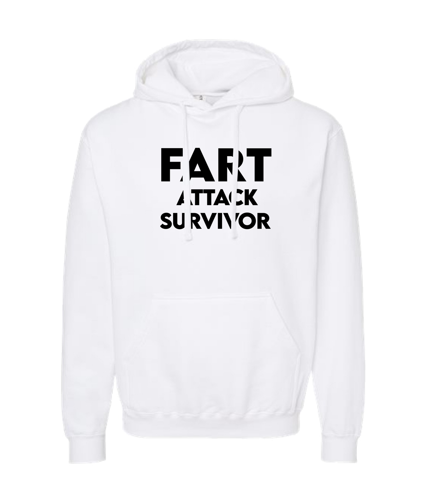 V-IFARTOP - ATTACK SURVIVOR - White Hoodie