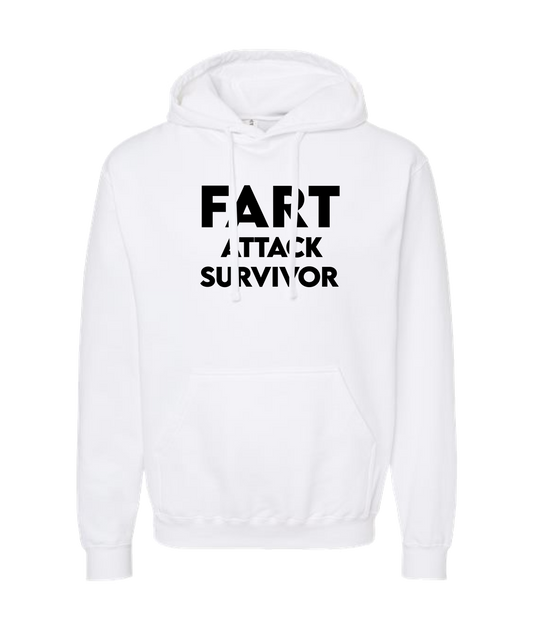 V-IFARTOP - ATTACK SURVIVOR - White Hoodie