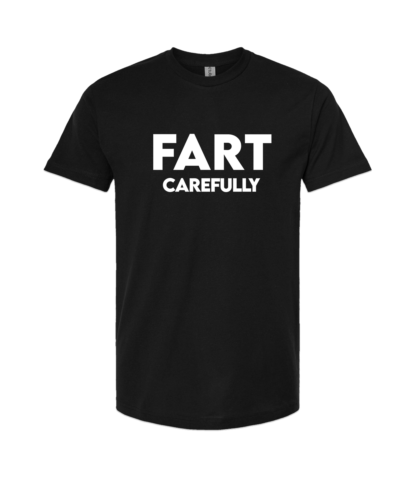 V-IFARTOP - CAREFULLY - Black T-Shirt