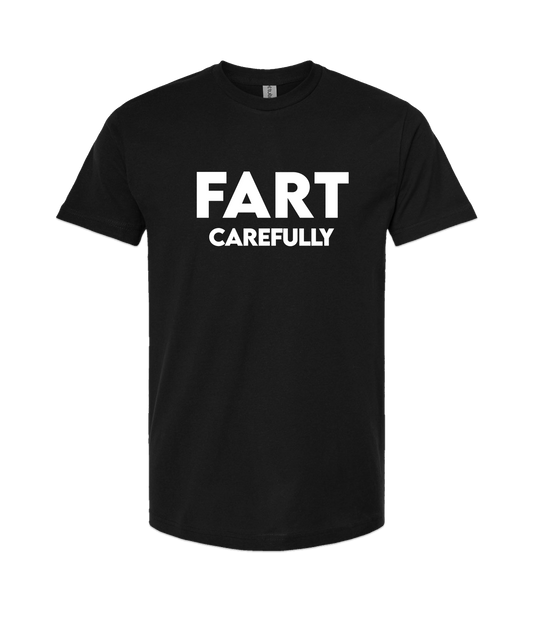 V-IFARTOP - CAREFULLY - Black T-Shirt