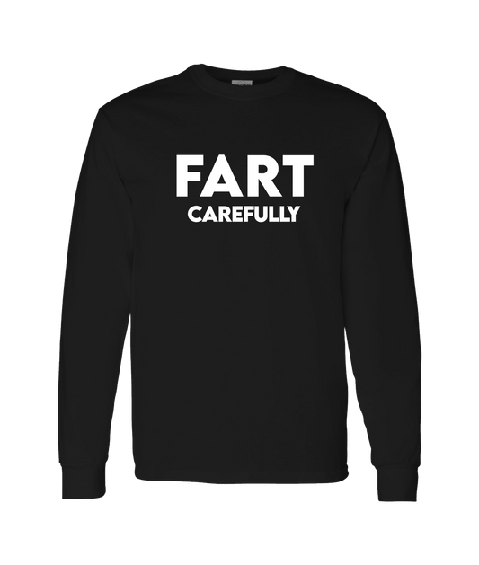 V-IFARTOP - CAREFULLY - Black Long Sleeve T