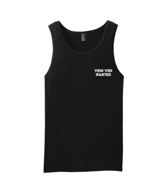 V-IFARTOP - VENI VIDI - Black Tank Top