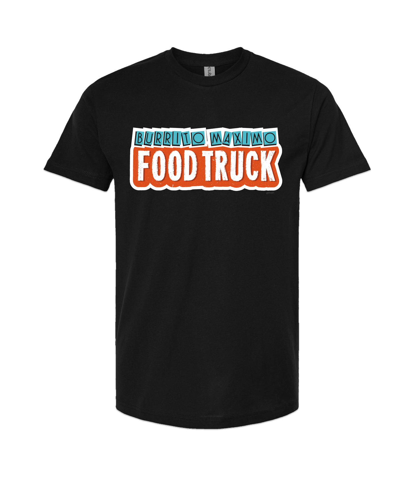 V-IFARTOP - BURRITO MAXIMO - Black T-Shirt