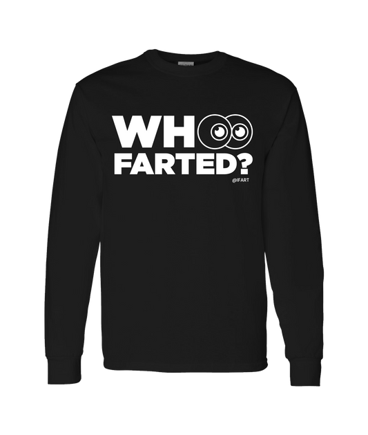 iFart - WHO FARTED? - Black Long Sleeve T