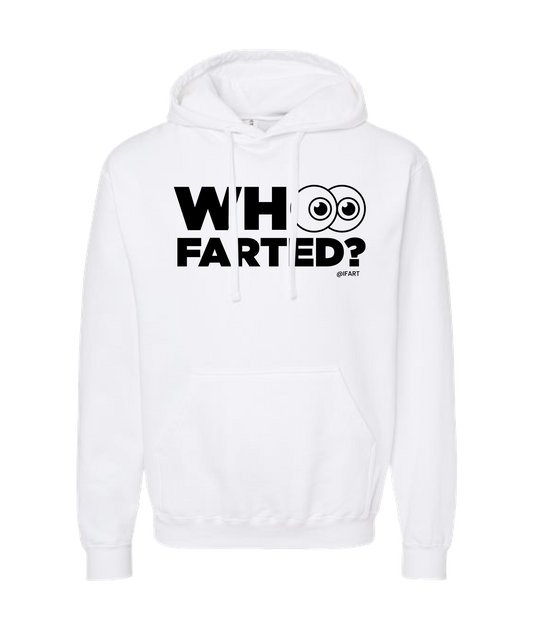 V-IFARTOP - WHO FARTED? - White Hoodie