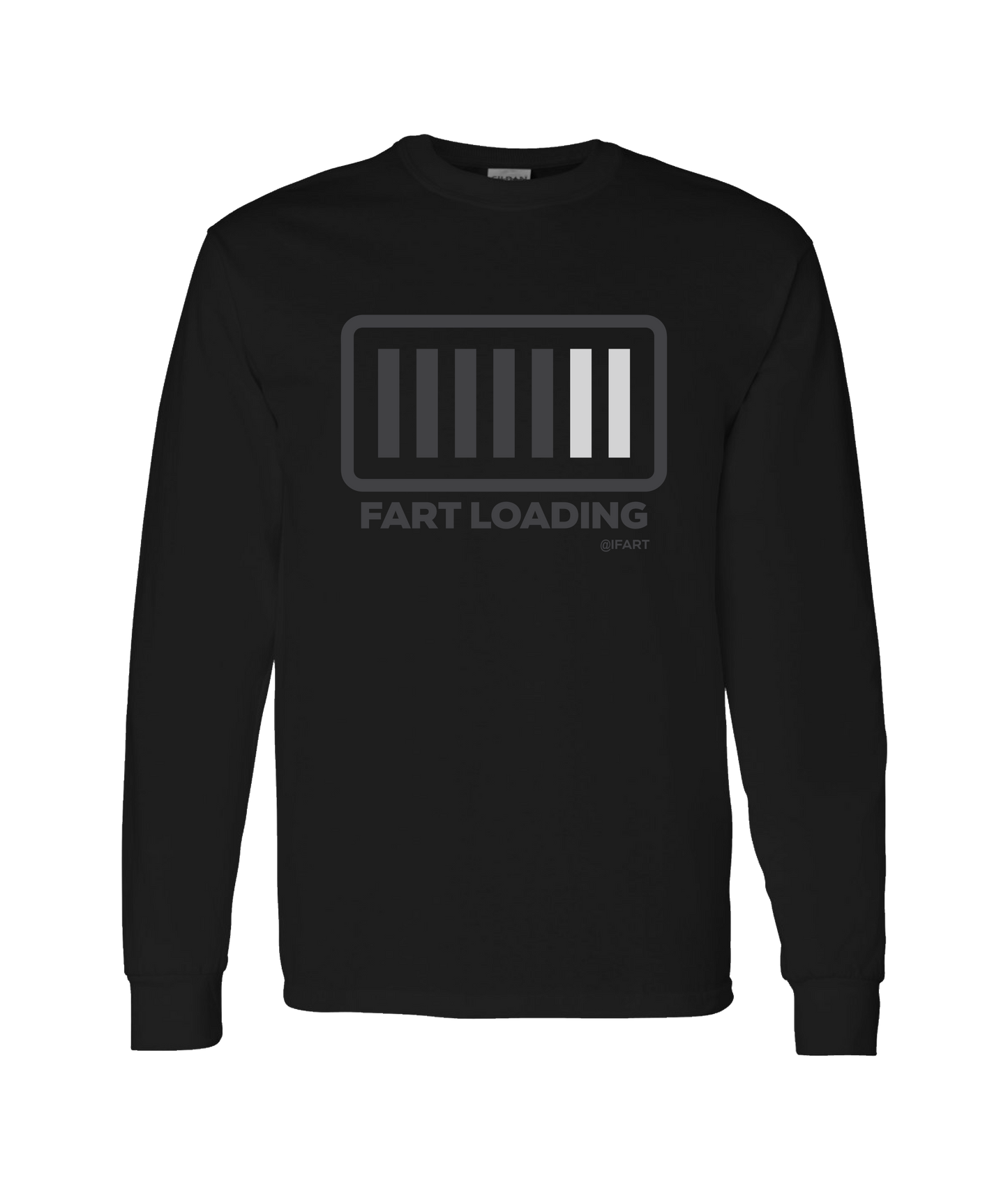 V-IFARTOP - FART LOADING - Black Long Sleeve T
