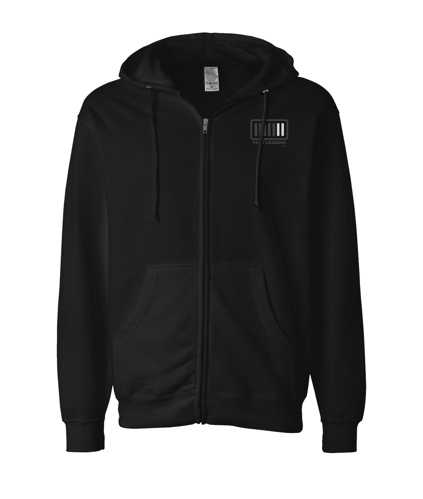 iFart - FART LOADING - Black Zip Up Hoodie