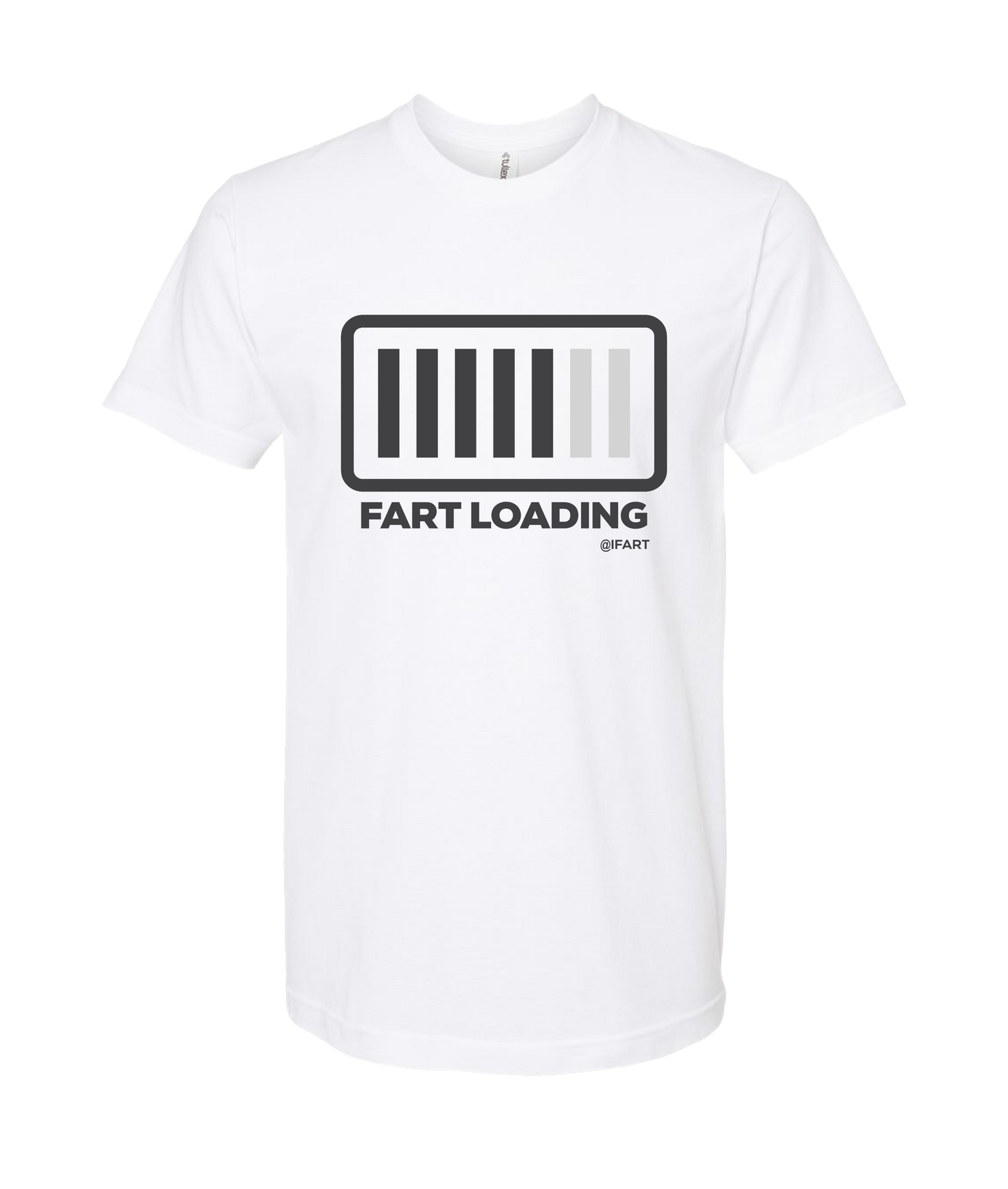 V-IFARTOP - FART LOADING - White T-Shirt