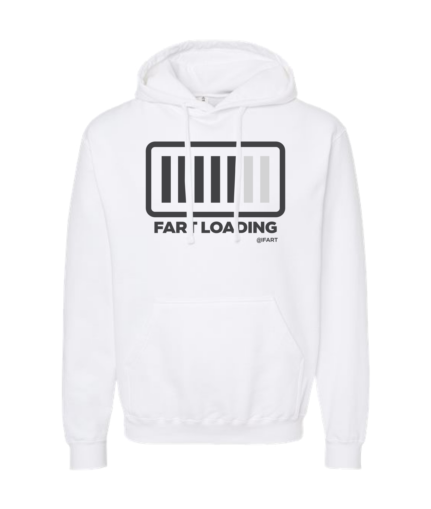 V-IFARTOP - FART LOADING - White Hoodie
