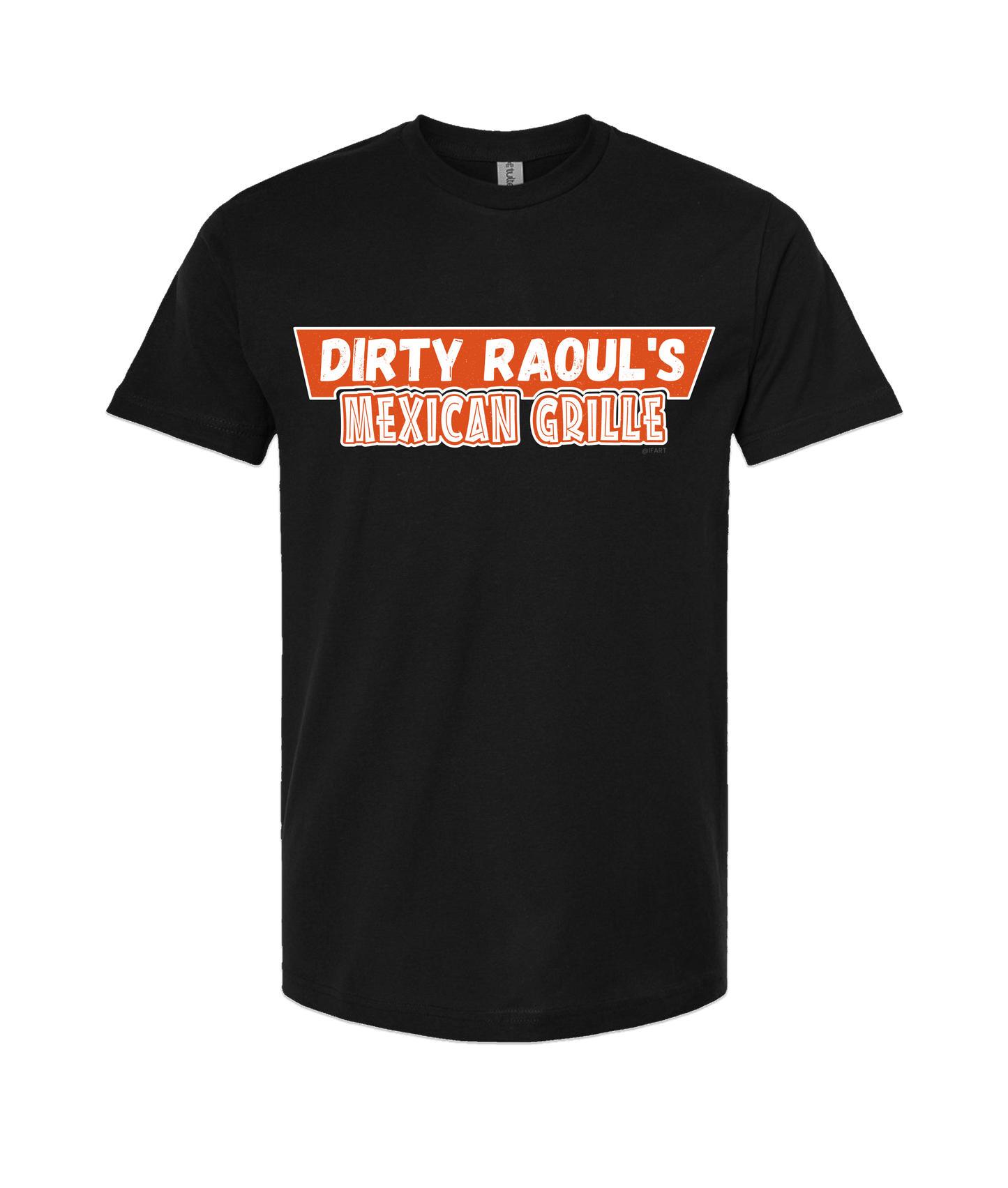 V-IFARTOP - DIRTY RAOUL'S - Black T Shirt