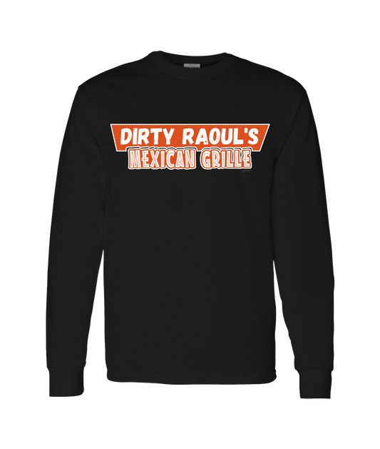 V-IFARTOP - DIRTY RAOUL'S - Black Long Sleeve T