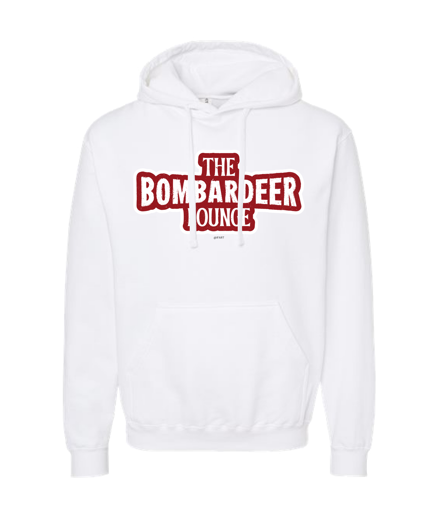 iFart - BOMBARDEER LOUNGE - White Hoodie