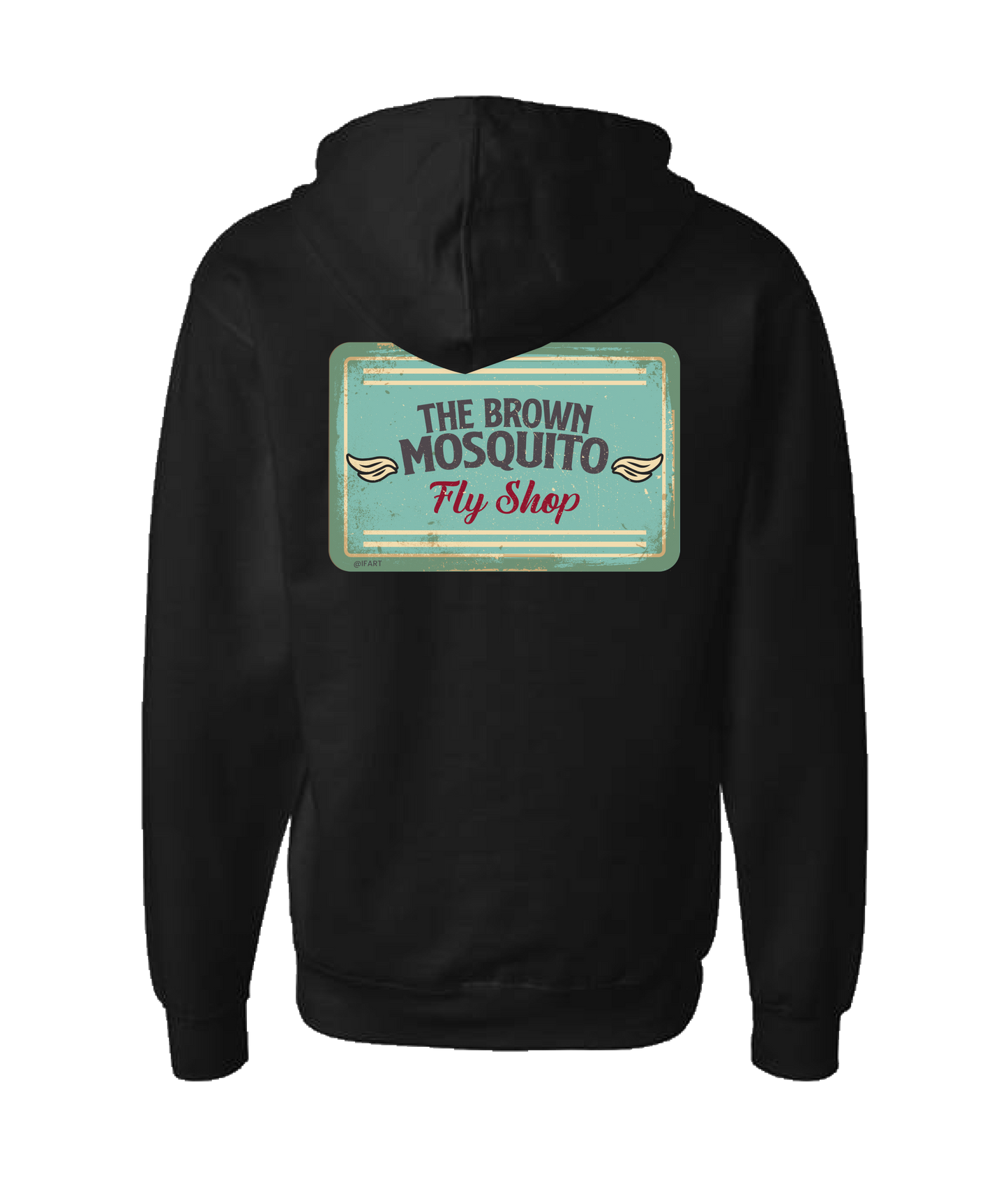 V-IFARTOP - BROWN MOSQUITO - Black Zip Up Hoodie