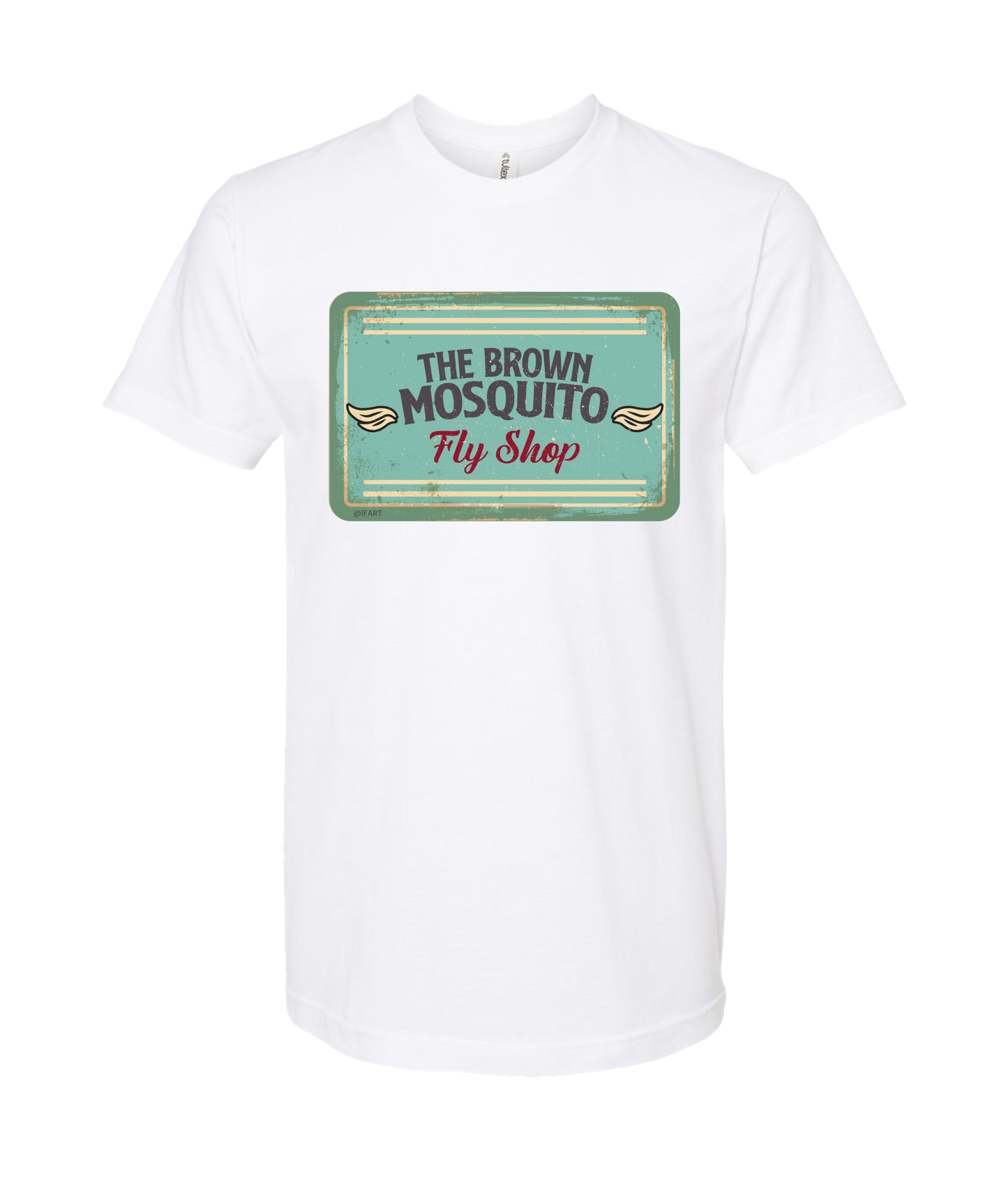 V-IFARTOP - BROWN MOSQUITO - White T-Shirt