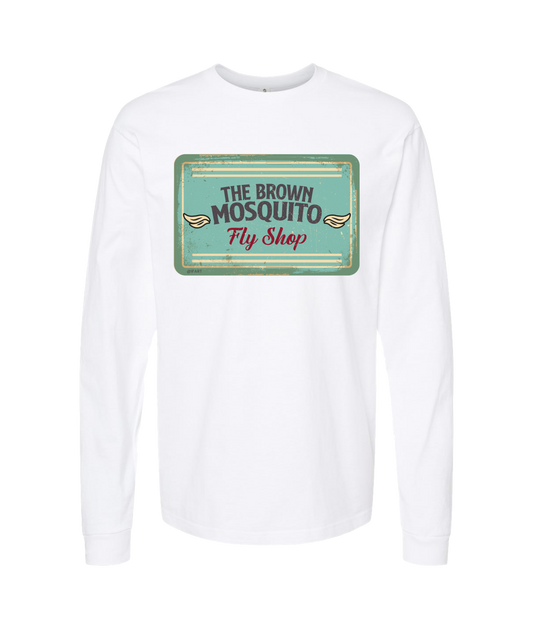 V-IFARTOP - BROWN MOSQUITO - White Long Sleeve T