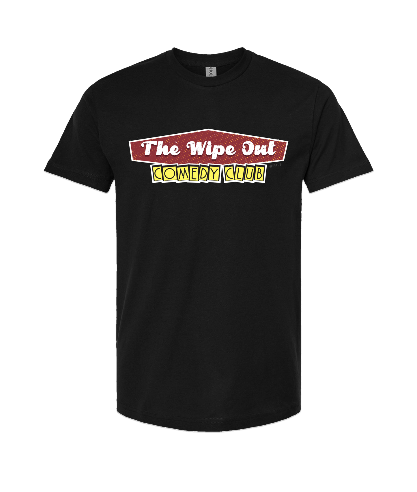 V-IFARTOP - WIPE OUT - Black T-Shirt