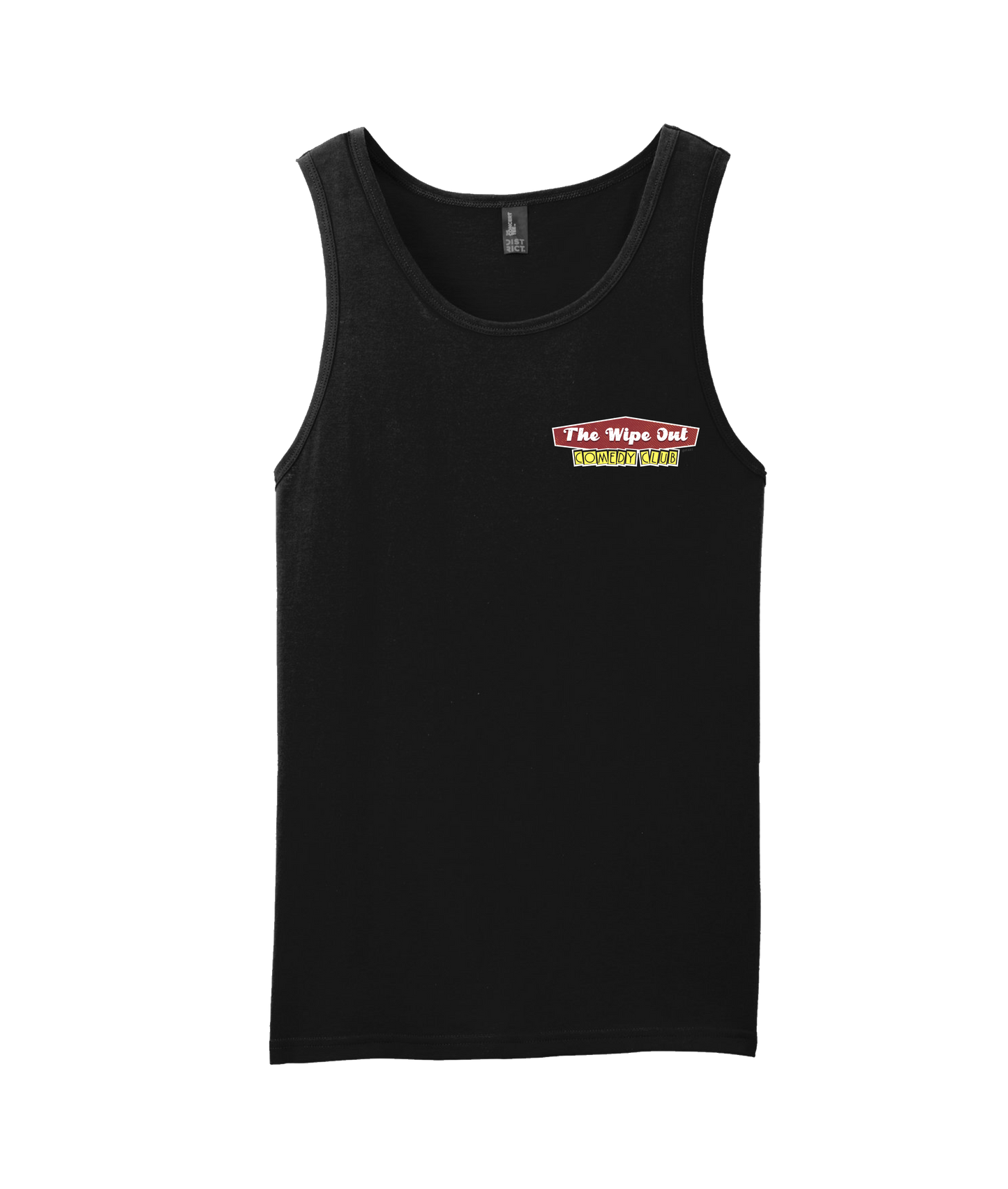 V-IFARTOP - WIPE OUT - Black Tank Top