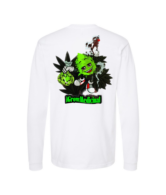 V-IGMMTOP - iGrowMedicinal1 - White Long Sleeve T