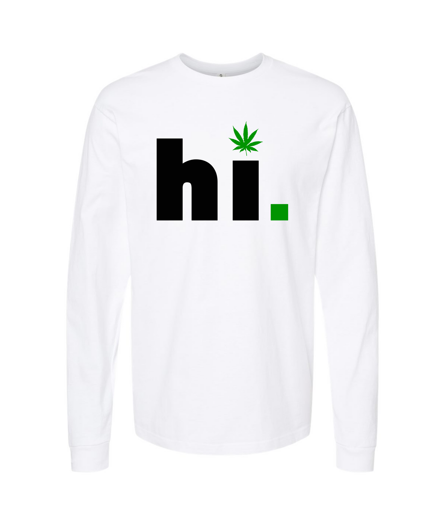 IGM Merch - iGrowMedicinal1 - White Long Sleeve T