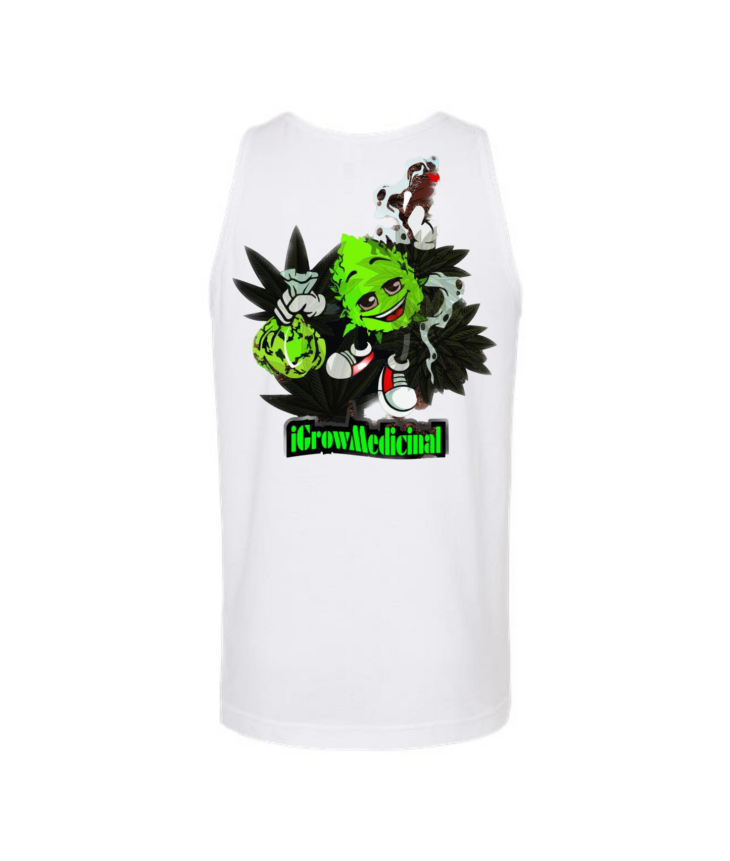 IGM Merch - iGrowMedicinal1 - White Tank Top