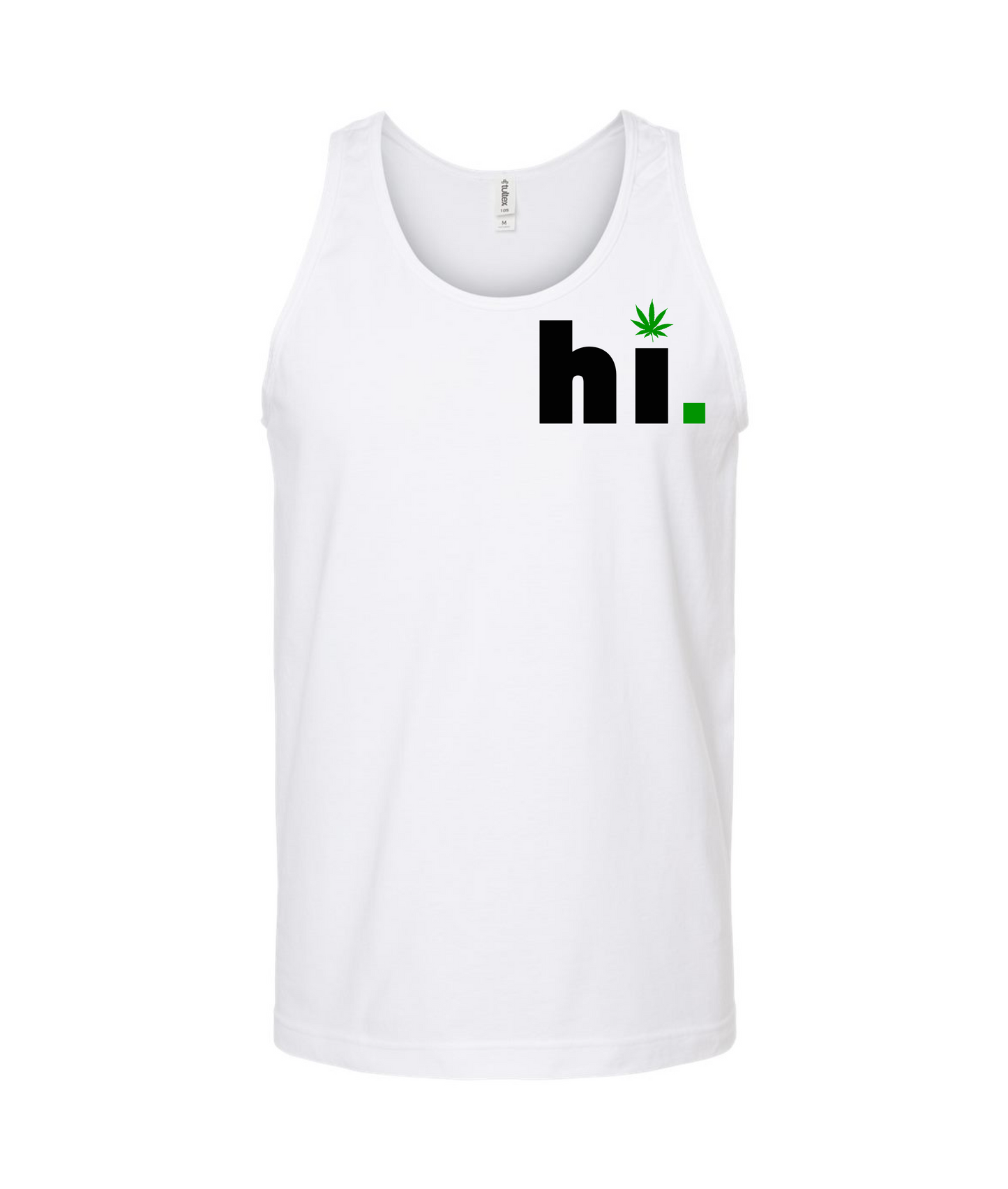 V-IGMMTOP - iGrowMedicinal1 - White Tank Top