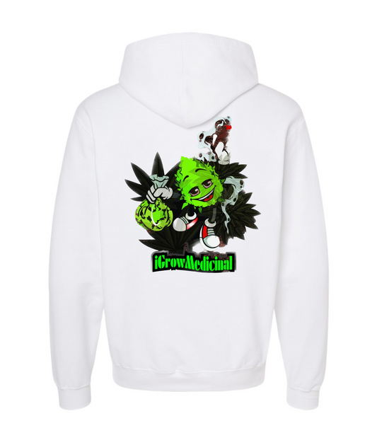 IGM Merch - iGrowMedicinal1 - White Hoodie