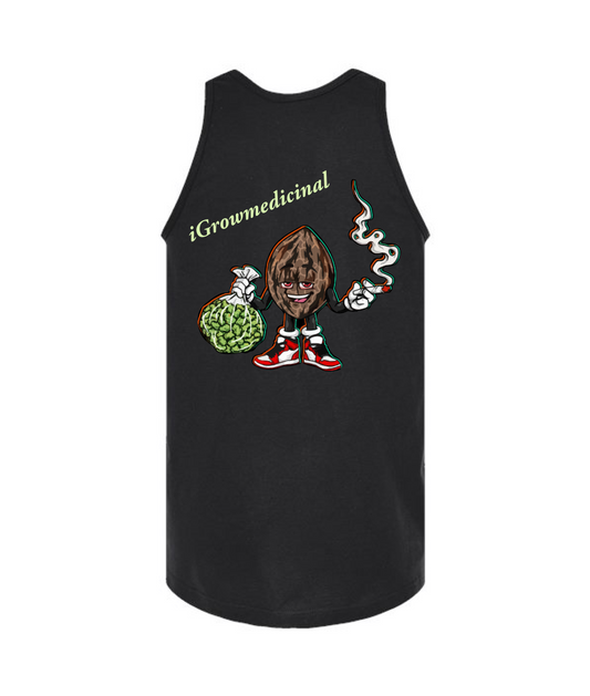 V-IGMMTOP - iGrowMedicinal2 - Black Tank Top